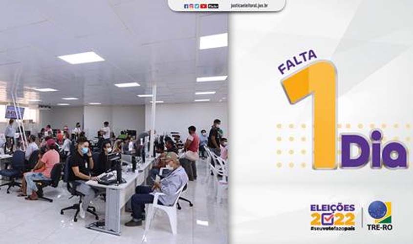 Falta um dia para o fechamento do cadastro eleitoral