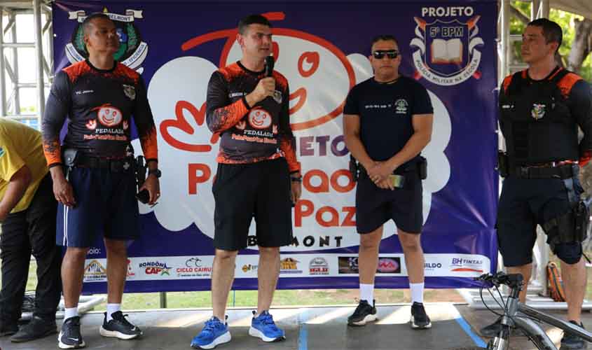 '1ª Pedalada pela Paz nas Escolas' é Realizada com Sucesso pela Polícia Militar em Porto Velho
