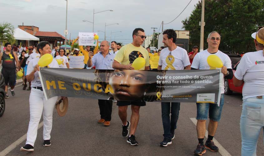 Caminhada pela Vida encerra Maio Amarelo em Rondônia