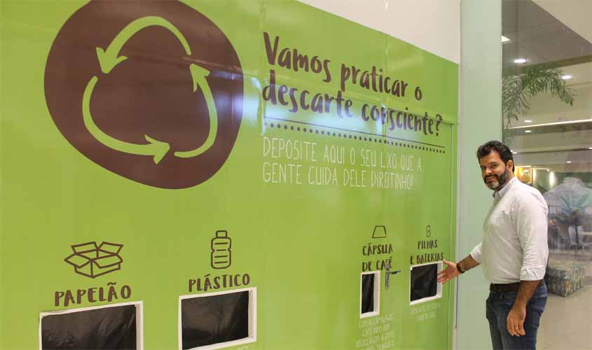 Porto Velho Shopping recicla 34% ao mês de todo lixo produzido no empreendimento