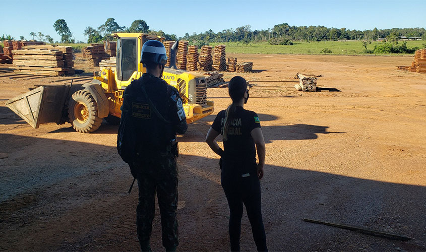 PF realiza operação para desarticular organização criminosa em Rondônia