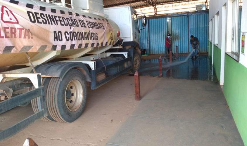 DER recebem serviço de sanitização para prevenir propagação da Covid-19 em Rondônia