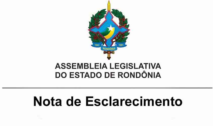 Nota de Esclarecimento 