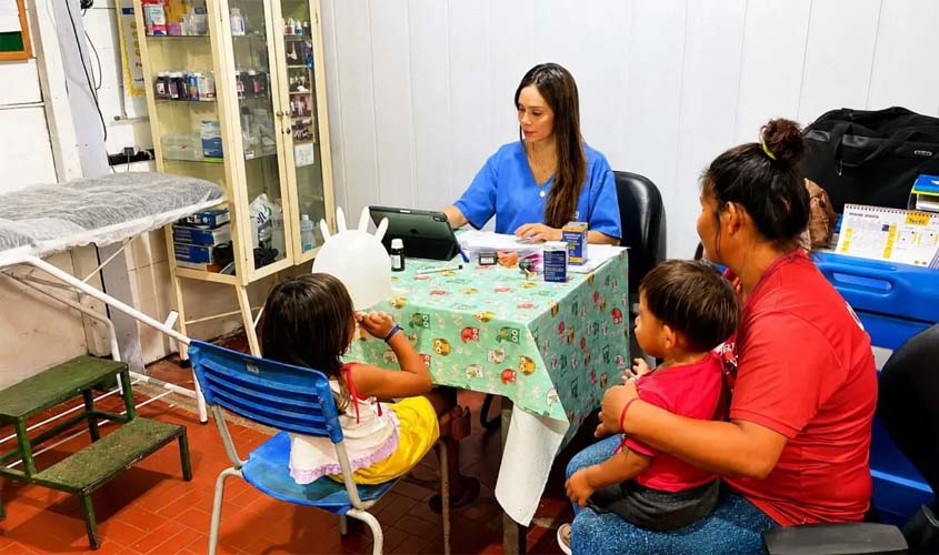 Ação de saúde beneficia indígenas e ribeirinhos