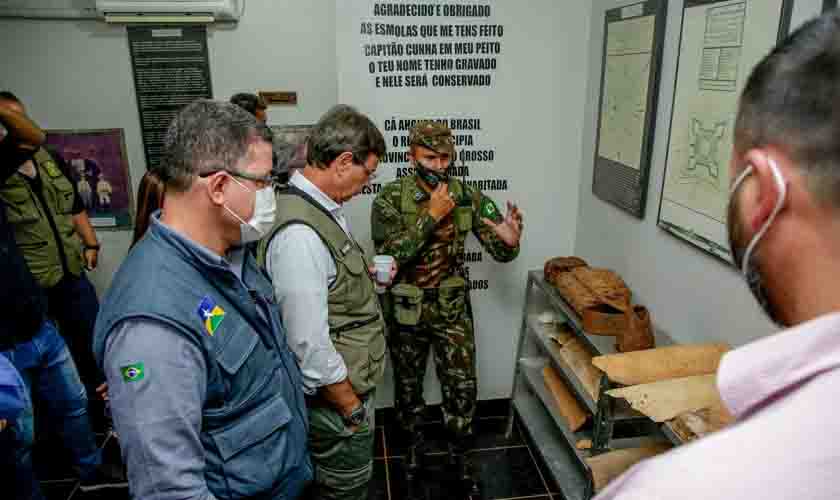 Em Rondônia, ministro do turismo destaca importância do Forte Príncipe da Beira; setor turístico será fortalecido