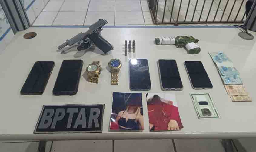 Polícia age rápido e recupera pistola roubada de Policial Militar na zona sul de Porto Velho