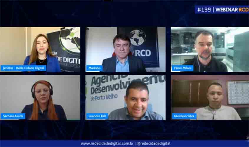 Prefeituras do Estado de Rondônia compartilham inovações inteligentes no Webinar das Cidades Digitais