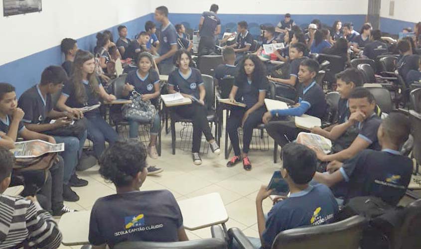 Sema leva campanha de prevenção às queimadas para escolas da zona Sul