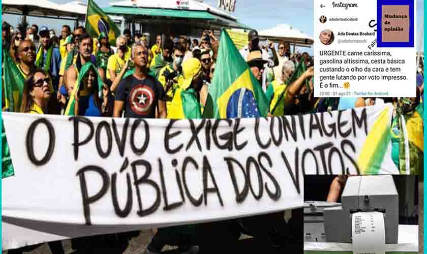 O VOTO IMPRESSO, A LEI APROVADA COM APOIO DA ESQUERDA E A MUDANÇA DE POSIÇÃO DOS POLÍTICOS