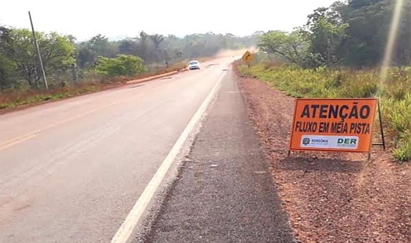 A pedido do deputado Anderson DER inicia recuperação de trecho da rodovia Lúcia Tereza em Espigão