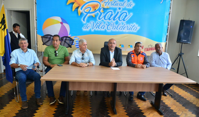 Prefeitura lança a 3° edição do Festival de Praia da Vila Calderita