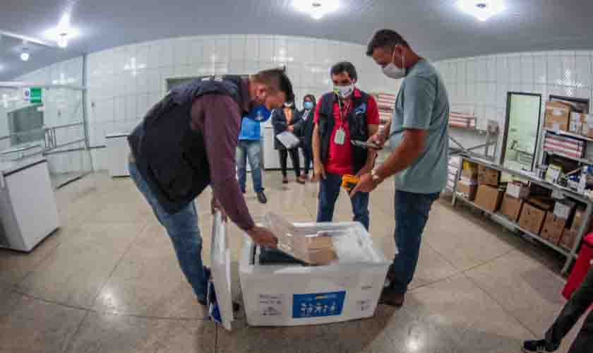 Rondônia recebe do Ministério da Saúde mais 16,7 mil doses de vacinas contra a covid-19