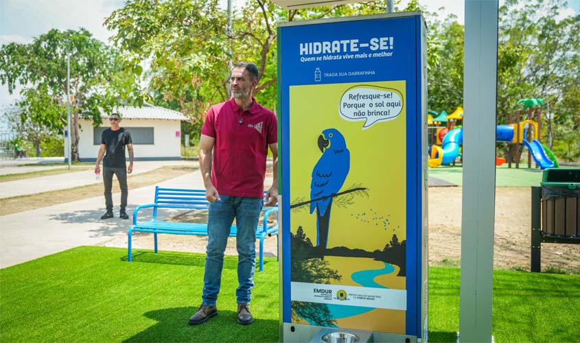 Estações de hidratação estabelecem nova realidade no dia a dia do porto-velhense