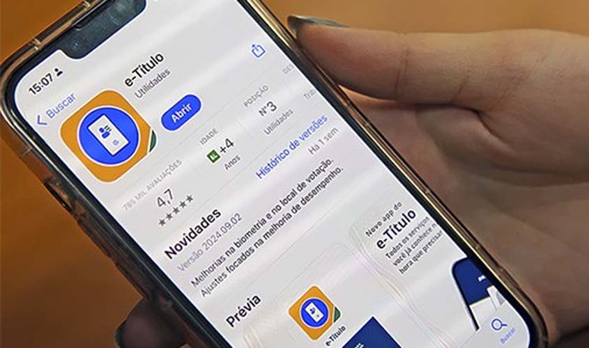 Aplicativo e-Título tem 2,4 milhões de emissões em dois dias
