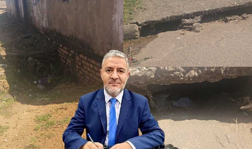 Vereador Fogaça solicita limpeza e desobstrução de bueiros no bairro Conceição para evitar alagamentos durante o período chuvoso