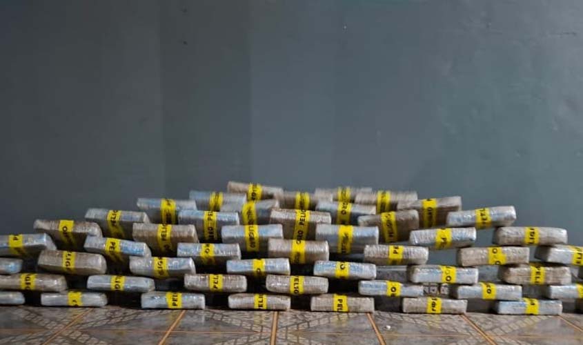 PMRO apreende 55 kg de drogas em Guajará-Mirim