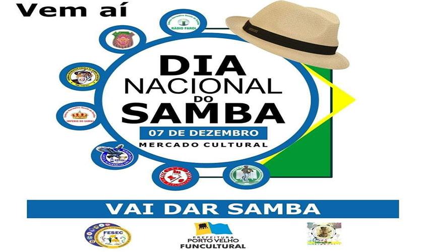 Prefeitura celebra Dia Nacional do Samba no Mercado Cultural