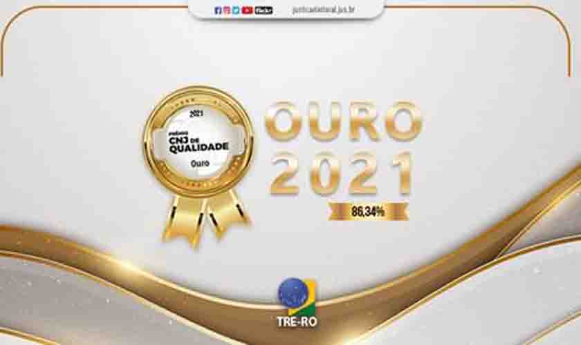 TRE-RO conquista Ouro no Prêmio CNJ de Qualidade 2021