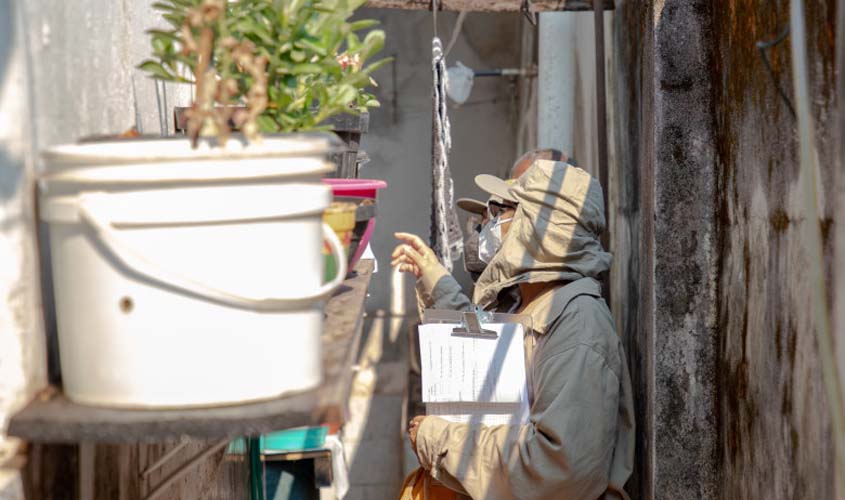 População deve manter quintais limpos para eliminar possíveis criadouros do Aedes aegypti