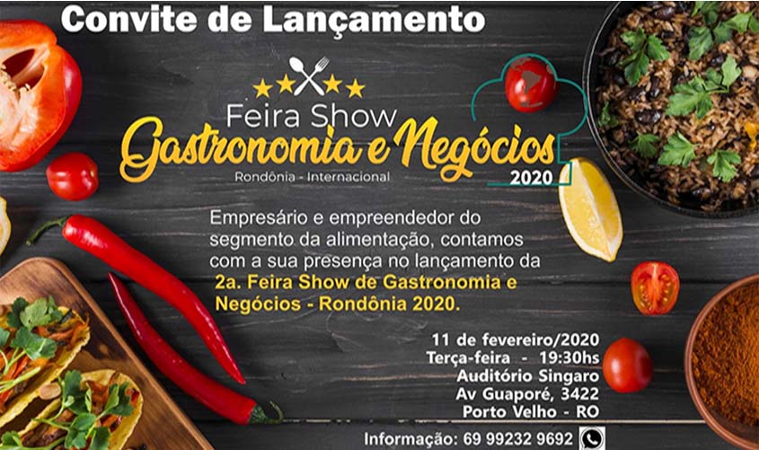 2ª Feira Show de Gastronomia e Negócios Rondônia Internacional