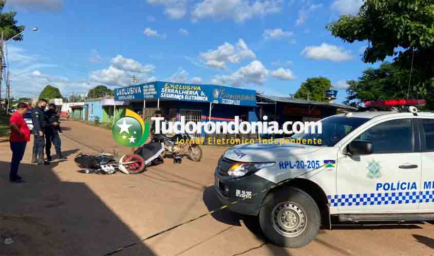 Colisão entre motos na zona sul deixa três vítimas feridas