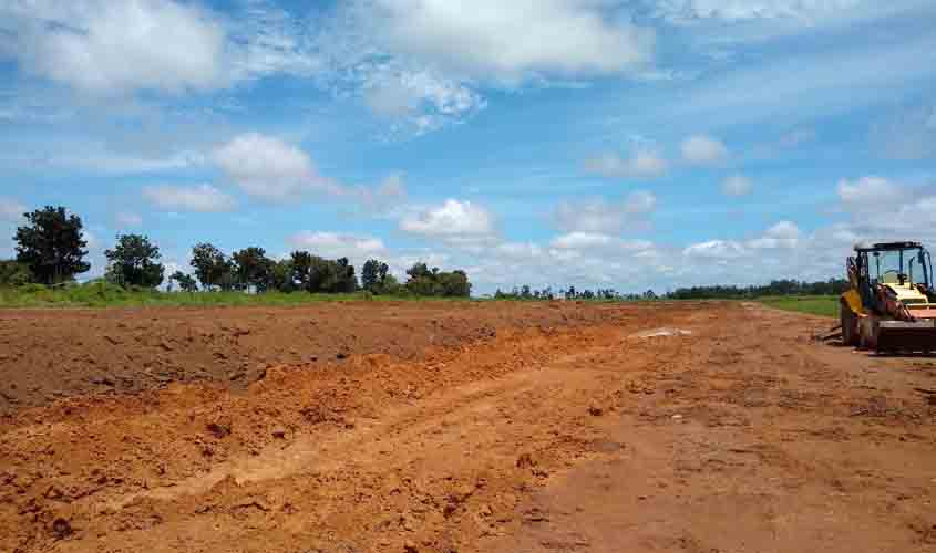 Aeroporto Capital do Café recebe terraplanagem; Obras avançam para atender população