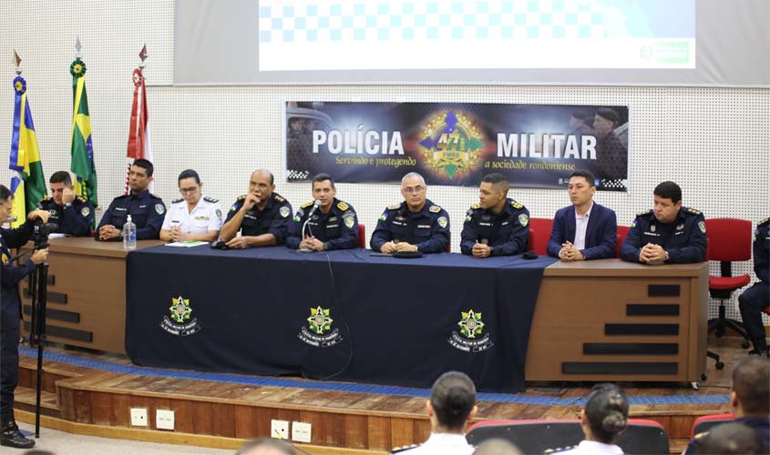 Polícia Militar de Rondônia realiza reunião de comando para tratar sobre o plano estratégico da corporação