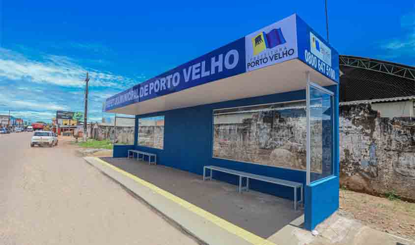 Prefeitura instala abrigo para usuários do transporte coletivo na zona Sul