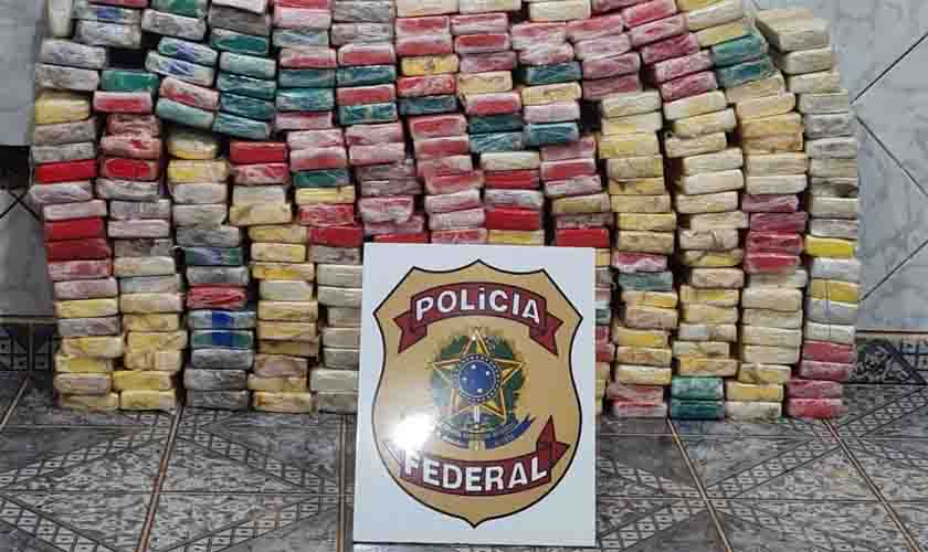 PF apreende 323 quilos de cocaína em Rondônia