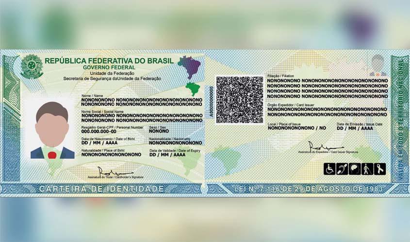 Governo prorroga prazo para estados emitirem novo RG nacional