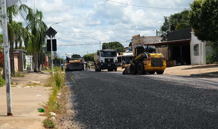 Prefeitura amplia obras de recapeamento de ruas