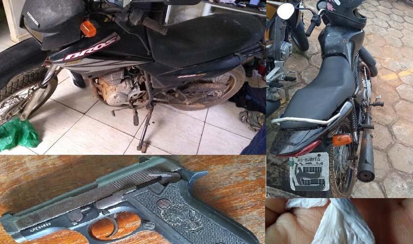 EM AÇÃO CONJUNTA, POLÍCIA MILITAR E POLÍCIA CIVIL PRENDEM MEMBROS DE GRUPO CRIMINOSO, APREENDEM ARMA E RECUPERAM VEÍCULO FURTADO EM VILHENA