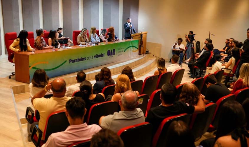 PGJ celebra ingresso de novos advogados na OAB/RO