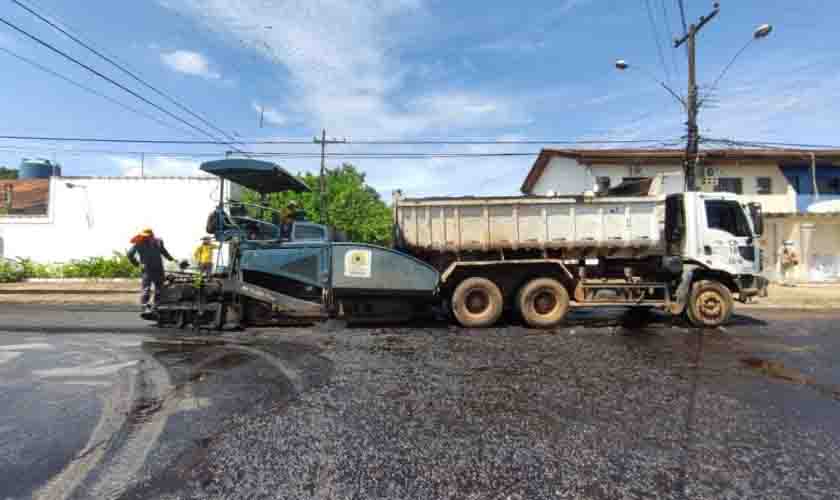 Prefeitura mantém os trabalhos de infraestrutura com diversas frentes de serviços na capital