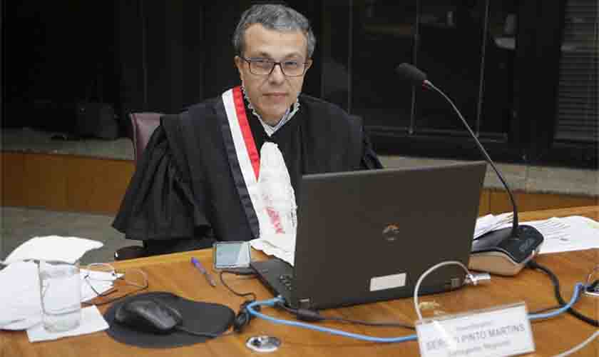 Desembargador Sérgio Pinto Martins, indicado para o TST, será sabatinado nesta terça-feira (5)
