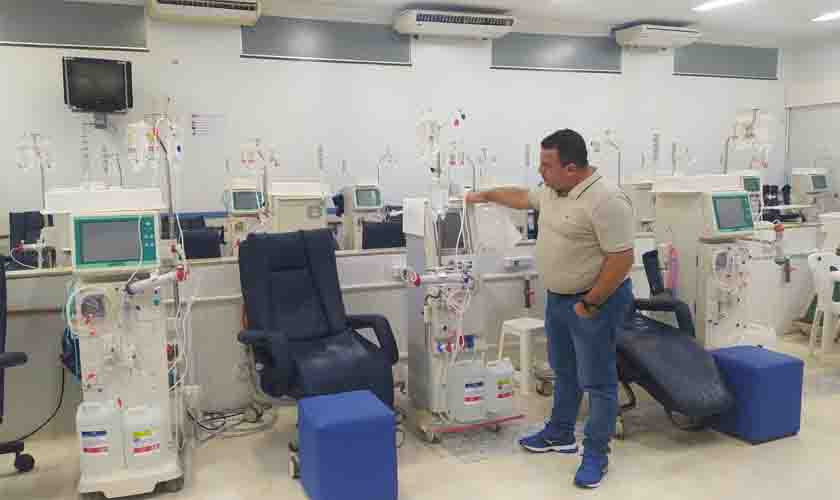 Vereador realiza visita e constata precariedade na Hemodiálise de Cacoal