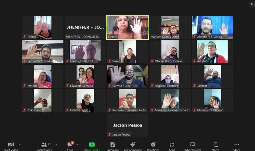 SINTERO promove formação sindical em Porto Velho nos dia 2 e 3 de maio