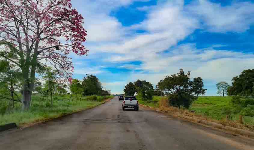 DER conclui recuperação da malha viária pavimentada na região Central de Rondônia