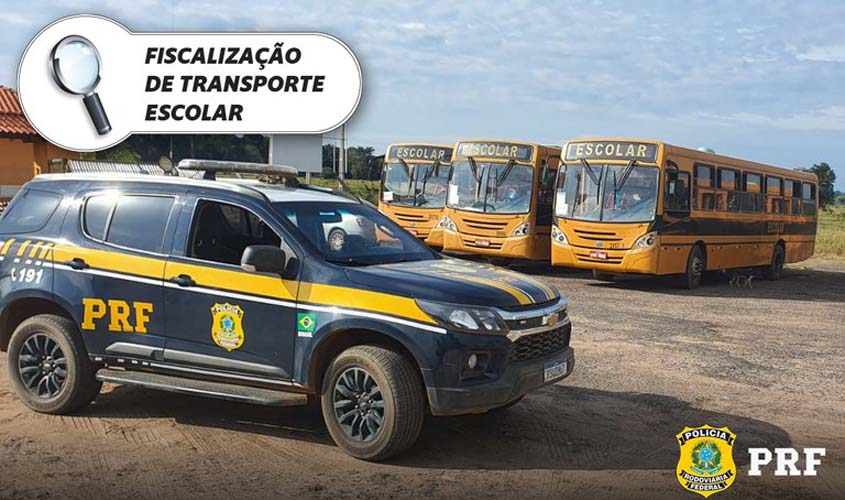 PRF realiza Operação de Fiscalização de Veículos de Transporte Escolar