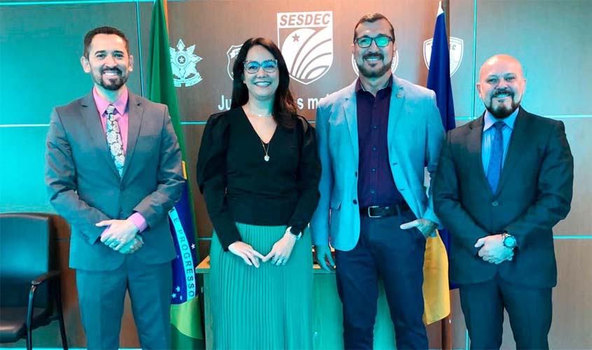 MP discute melhorias para a Delegacia da Mulher da Capital com cúpula da Secretaria de Segurança