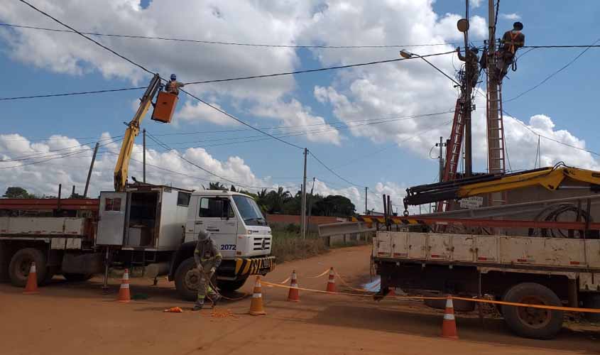 Ceron conclui 1ª etapa de regularização de ligações clandestinas no Nova Esperança