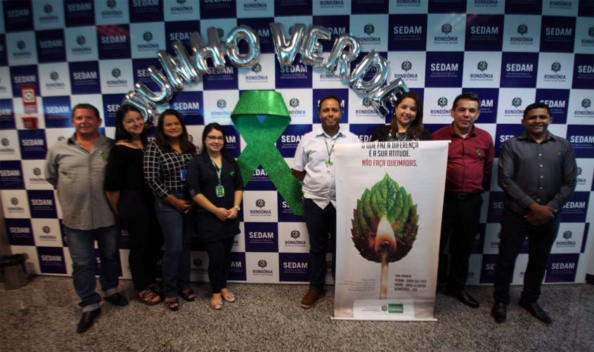 Junho Verde mobiliza sede e 14 escritórios da Sedam para conscientizar Rondônia sobre a conservação ambiental