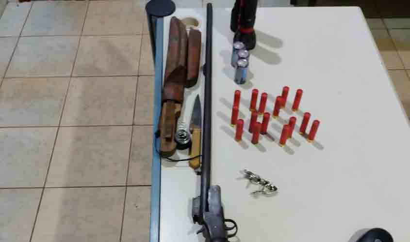 Polícia Militar retira duas armas de circulação nas últimas 72 horas