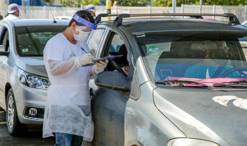 Juventude Voluntária contribui na execução da 2ª edição dos testes rápidos no sistema de drive-thru 