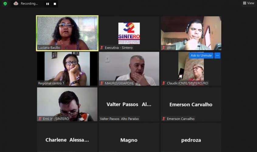 Secretaria de Assuntos Municipais em conjunto com Regionais do Sintero define estratégias para garantir valorização à categoria