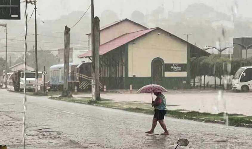 Inmet alerta para chuva intensa no Norte e Nordeste