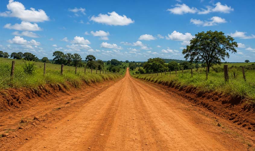 Prefeitura recupera estradas vicinais na zona rural