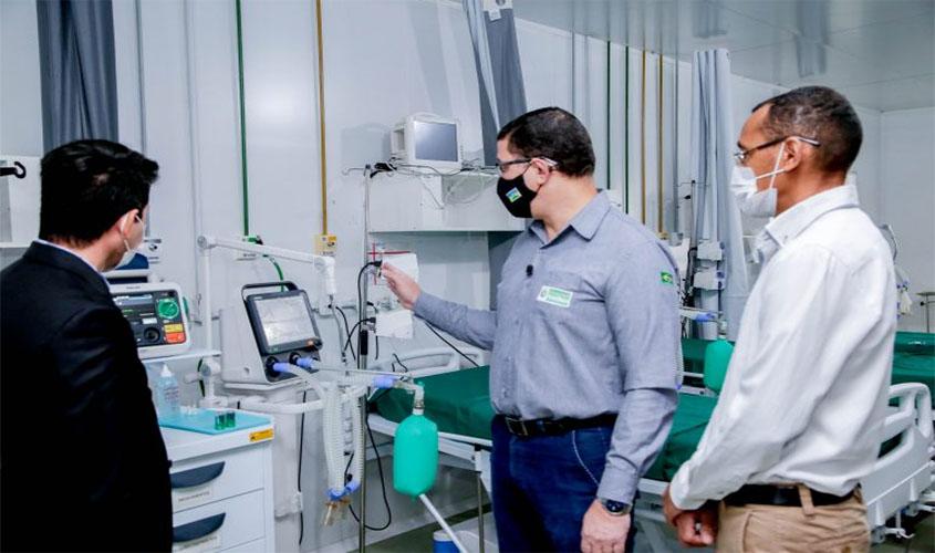 Governo entrega leitos de UTI no segundo Hospital de Campanha de enfrentamento à Covid-19