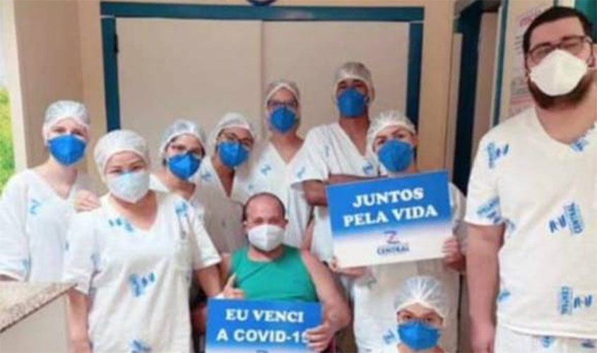 Após 10 dias de luta, ex-comandante do Corpo de Bombeiros sai de intubação e vence a Covid-19