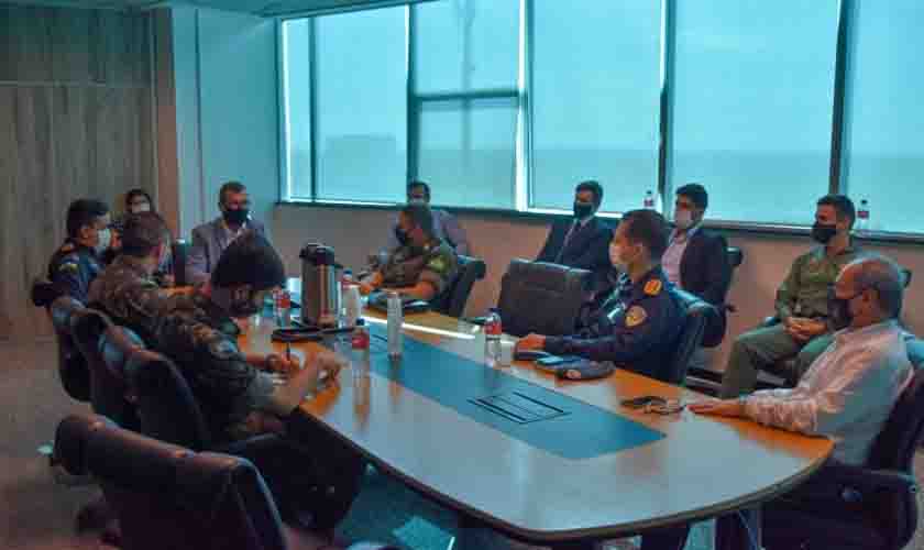 Integração de unidades de segurança pública é tema de encontro com representantes do Ministério da Defesa